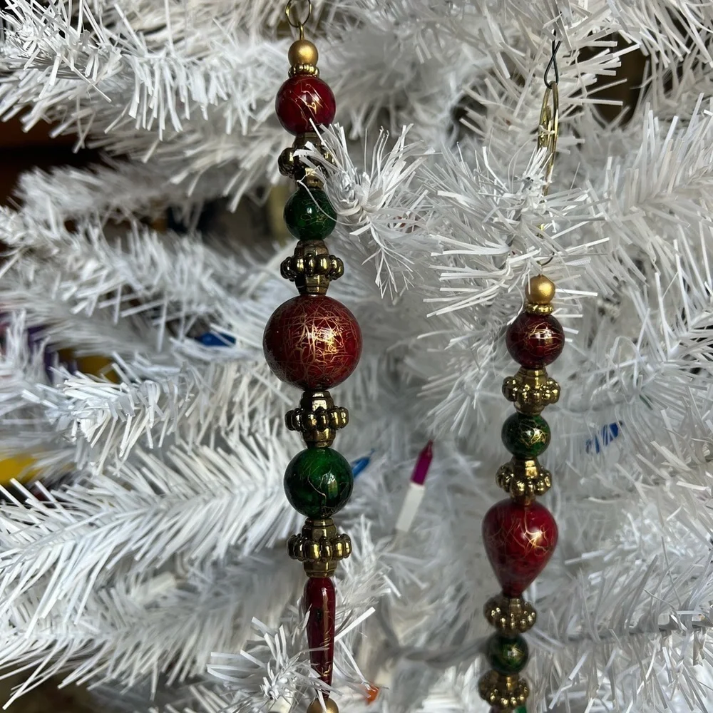 ❤️ Rare Vintage 1984 Christmas Ornaments 3 pc Set